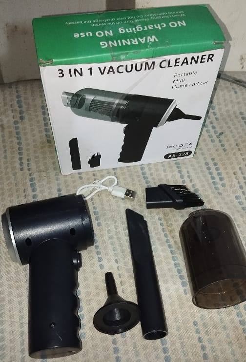 3-in-1 AS-228 Mini USB Rechargeable Vacuum Cleaner