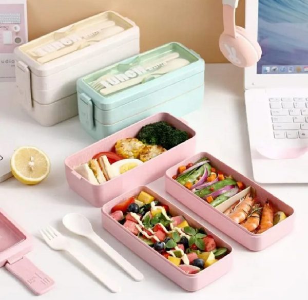 2-Layer Leak-Proof Bento Lunch Box