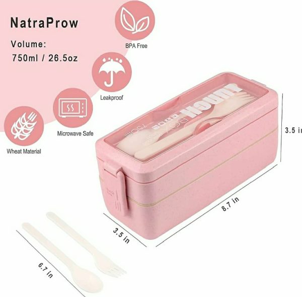 2-Layer Leak-Proof Bento Lunch Box