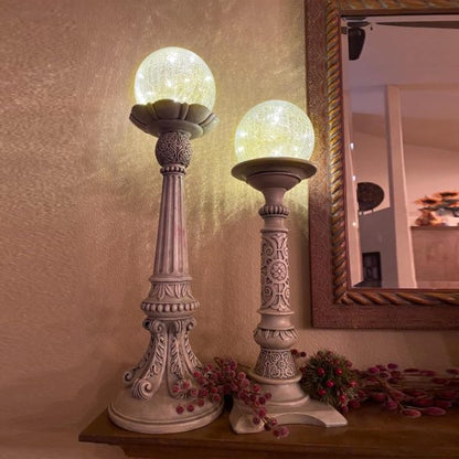 Battery-Operated LED Globe Lamp