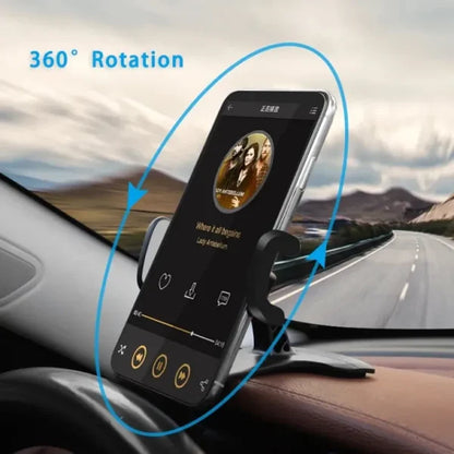 Universal Rotating Magnetic Car Phone Holder – Easy Clip Dashboard Mount