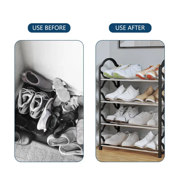 Durable Floor-Standing Shoe Rack – Sturdy & Space-Saving Storage