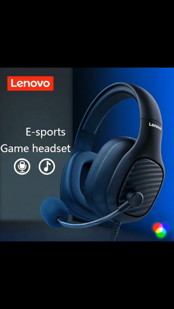 Lenovo ThinkPlus G40-A Pro Wired Headphones with Mic – High-Quality Sound (Random Color)